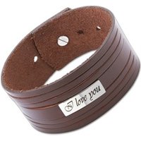 🦚 Leder Armband Lasergravur verstellbar 14,5-19,5cm 🦚 Leder Armband Lasergravur verstellbar 14,5-19,5cm