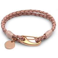 🦚 Rosa Lederarmband im coolen Vintage-Look 🦚 Rosa Lederarmband im coolen Vintage-Look