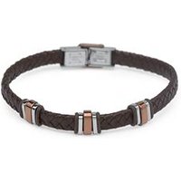 🦚 Braunes Lederarmband mit Edelstahl Elementen 🦚 Braunes Lederarmband mit Edelstahl Elementen