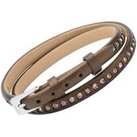 🦚 Lederarmband in Braun Schimmer Zirkonia 🦚 Lederarmband in Braun Schimmer Zirkonia