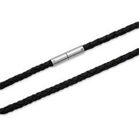 🦚 Echte Lederkette schwarz geflochten 🦚 Echte Lederkette schwarz geflochten