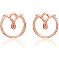 🦚 Blüten Ohrstecker für Damen aus 925er Silber, rosé 🦚 Blüten Ohrstecker für Damen aus 925er Silber, rosé