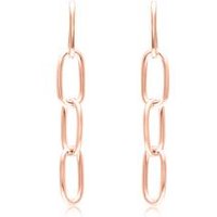 🦚 Glieder Ohrstecker für Damen aus Sterlingsilber, rosé 🦚 Glieder Ohrstecker für Damen aus Sterlingsilber, rosé