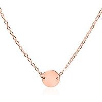 🦚 Halskette aus rosévergoldetem Sterlingsilber gravierbar 🦚 Halskette aus rosévergoldetem Sterlingsilber gravierbar