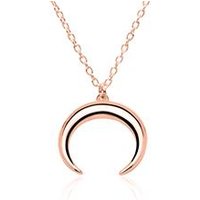 🦚 Kette Halbmond aus rosévergoldetem 925er Silber 🦚 Kette Halbmond aus rosévergoldetem 925er Silber