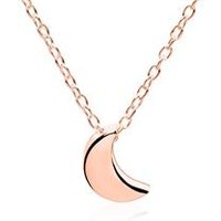🦚 Mond Kette aus rosévergoldetem Sterlingsilber 🦚 Mond Kette aus rosévergoldetem Sterlingsilber