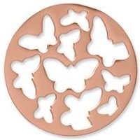 🦚 Münze Edelstahl Schmetterlinge roségold 🦚 Münze Edelstahl Schmetterlinge roségold