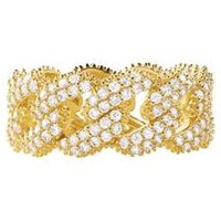 🦚 Ring für Damen aus vergoldetem 925er Silber, Zirkonia 🦚 Ring für Damen aus vergoldetem 925er Silber, Zirkonia