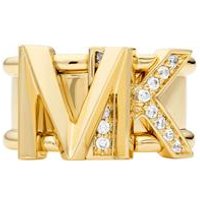 🦚 Ring für Damen aus vergoldetem Messing mit Zirkonia 🦚 Ring für Damen aus vergoldetem Messing mit Zirkonia