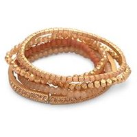 🦚 Armbänder Set Modeschmuck Damen rosé gold 🦚 Armbänder Set Modeschmuck Damen rosé gold