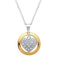 🦚 Moderner Herzanhänger mit Zirkonia inkl. Kette 🦚 Moderner Herzanhänger mit Zirkonia inkl. Kette