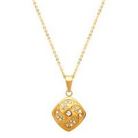 🦚 Anhänger aus Edelstahl vergoldet mit Zirkonia inkl. Kette 🦚 Anhänger aus Edelstahl vergoldet mit Zirkonia inkl. Kette