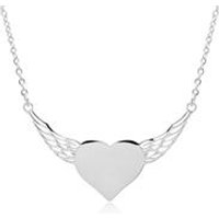 🦚 Kette geflügeltes Herz aus Edelstahl 🦚 Kette geflügeltes Herz aus Edelstahl