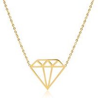 🦚 Kette Diamant aus vergoldetem Edelstahl 🦚 Kette Diamant aus vergoldetem Edelstahl