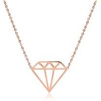 🦚 Kette Diamant aus rosévergoldetem Edelstahl 🦚 Kette Diamant aus rosévergoldetem Edelstahl