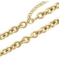 🦚 Halskette für Damen aus Edelstahl, vergoldet 🦚 Halskette für Damen aus Edelstahl, vergoldet