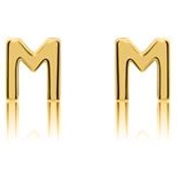 🦚 Buchstaben Ohrstecker aus 14-karätigem Gold 🦚 Buchstaben Ohrstecker aus 14-karätigem Gold