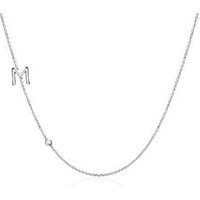 🦚 Personalisierbare Damenkette aus 14K Weißgold Diamant 🦚 Personalisierbare Damenkette aus 14K Weißgold Diamant