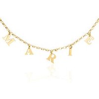 🦚 Kette mit wählbaren Buchstaben aus 585er Gold 🦚 Kette mit wählbaren Buchstaben aus 585er Gold