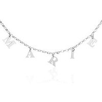 🦚 Personalisierbare Buchstabenkette aus Sterlingsilber 🦚 Personalisierbare Buchstabenkette aus Sterlingsilber