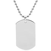 🦚 Edelstahl Dog Tag Anhänger inkl. Kette 🦚 Edelstahl Dog Tag Anhänger inkl. Kette