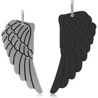 🦚 Partneranhänger Engelsflügel Edelstahl 🦚 Partneranhänger Engelsflügel Edelstahl