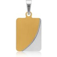 🦚 Bicolorer Anhänger Edelstahl gravierbar 🦚 Bicolorer Anhänger Edelstahl gravierbar