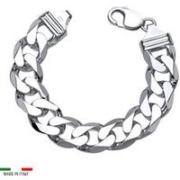 🦚 925 Silberarmband: Panzerarmband Silber 15 mm 🦚 925 Silberarmband: Panzerarmband Silber 15 mm