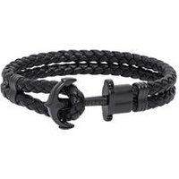 🦚 Schwarzes Phrep Herrenarmband aus Edelstahl, IP Black 🦚 Schwarzes Phrep Herrenarmband aus Edelstahl, IP Black