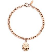 🦚 Damen Armkette Treasure Bold Drop aus Edelstahl, rosé 🦚 Damen Armkette Treasure Bold Drop aus Edelstahl, rosé