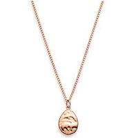 🦚 Damenkette Treasure Ocean Drop aus Edelstahl, rosé 🦚 Damenkette Treasure Ocean Drop aus Edelstahl, rosé