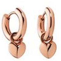 🦚 Ocean Heart Creolen aus rosévergoldetem Edelstahl 🦚 Ocean Heart Creolen aus rosévergoldetem Edelstahl