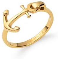 🦚 Damenring The Anchor II aus vergoldetem Edelstahl 🦚 Damenring The Anchor II aus vergoldetem Edelstahl