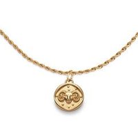 🦚 Sternzeichen Gravurkette Widder aus Edelstahl, IP Gold 🦚 Sternzeichen Gravurkette Widder aus Edelstahl, IP Gold