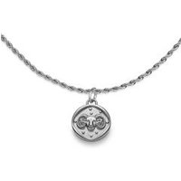 🦚 Gravierbare Edelstahlkette mit Sternzeichen Widder 🦚 Gravierbare Edelstahlkette mit Sternzeichen Widder