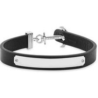 🦚 Gravierbares Armband Signum schwarzes Leder 🦚 Gravierbares Armband Signum schwarzes Leder