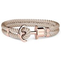 🦚 Damen Armband Phrep aus Textil beige rosé 🦚 Damen Armband Phrep aus Textil beige rosé