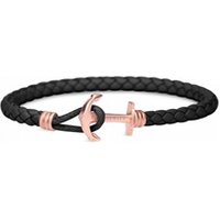 🦚 Schwarzes Lederarmband Phrep Lite rosé 🦚 Schwarzes Lederarmband Phrep Lite rosé