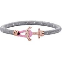 🦚 Phrep Lite Armband für Damen aus Nylon, grau, rosé 🦚 Phrep Lite Armband für Damen aus Nylon, grau, rosé