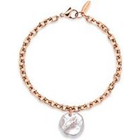 🦚 Armband Treasure Bold für Damen aus Edelstahl, rosé 🦚 Armband Treasure Bold für Damen aus Edelstahl, rosé
