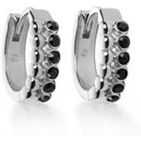 🦚 Creolen Midnight Ocean für Damen aus Sterlingsilber 🦚 Creolen Midnight Ocean für Damen aus Sterlingsilber