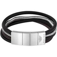 🦚 Lederarmband Bolgar für Herren mit Edelstahl 🦚 Lederarmband Bolgar für Herren mit Edelstahl