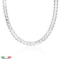 🦚 925 Silberkette: Panzerkette Silber 7mm 🦚 925 Silberkette: Panzerkette Silber 7mm