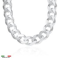 🦚 925 Silberkette: Panzerkette Silber 17mm 🦚 925 Silberkette: Panzerkette Silber 17mm