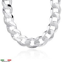 🦚 925 Silberkette: Panzerkette Silber 19mm 🦚 925 Silberkette: Panzerkette Silber 19mm