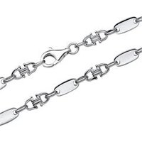 🦚 Herren Plattenkette aus 925er Sterlingsilber 🦚 Herren Plattenkette aus 925er Sterlingsilber