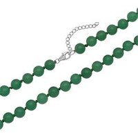 🦚 Perlenkette hellgrün facettierte Jadesteine 🦚 Perlenkette hellgrün facettierte Jadesteine