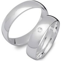 🦚 Trauringe Silber Eheringe 925 Gravur Zirkonia 🦚 Trauringe Silber Eheringe 925 Gravur Zirkonia