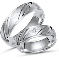 🦚 925 Eheringe: Silbertrauringe Gravur Zirkonia 🦚 925 Eheringe: Silbertrauringe Gravur Zirkonia