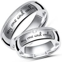 🦚 Teilpolierte Silber Trauringe mit Lasergravur 🦚 Teilpolierte Silber Trauringe mit Lasergravur